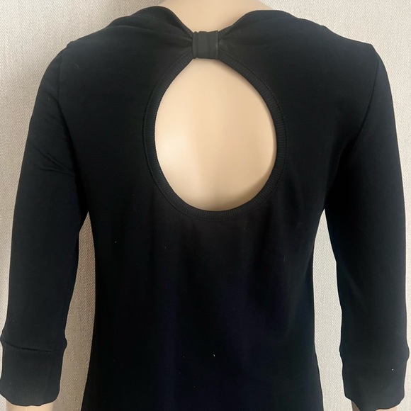 DIVIDED: Black Cotton Dress - Picture 6 of 6